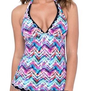 Profile by Gottex Fantasy Halters Tankini Top